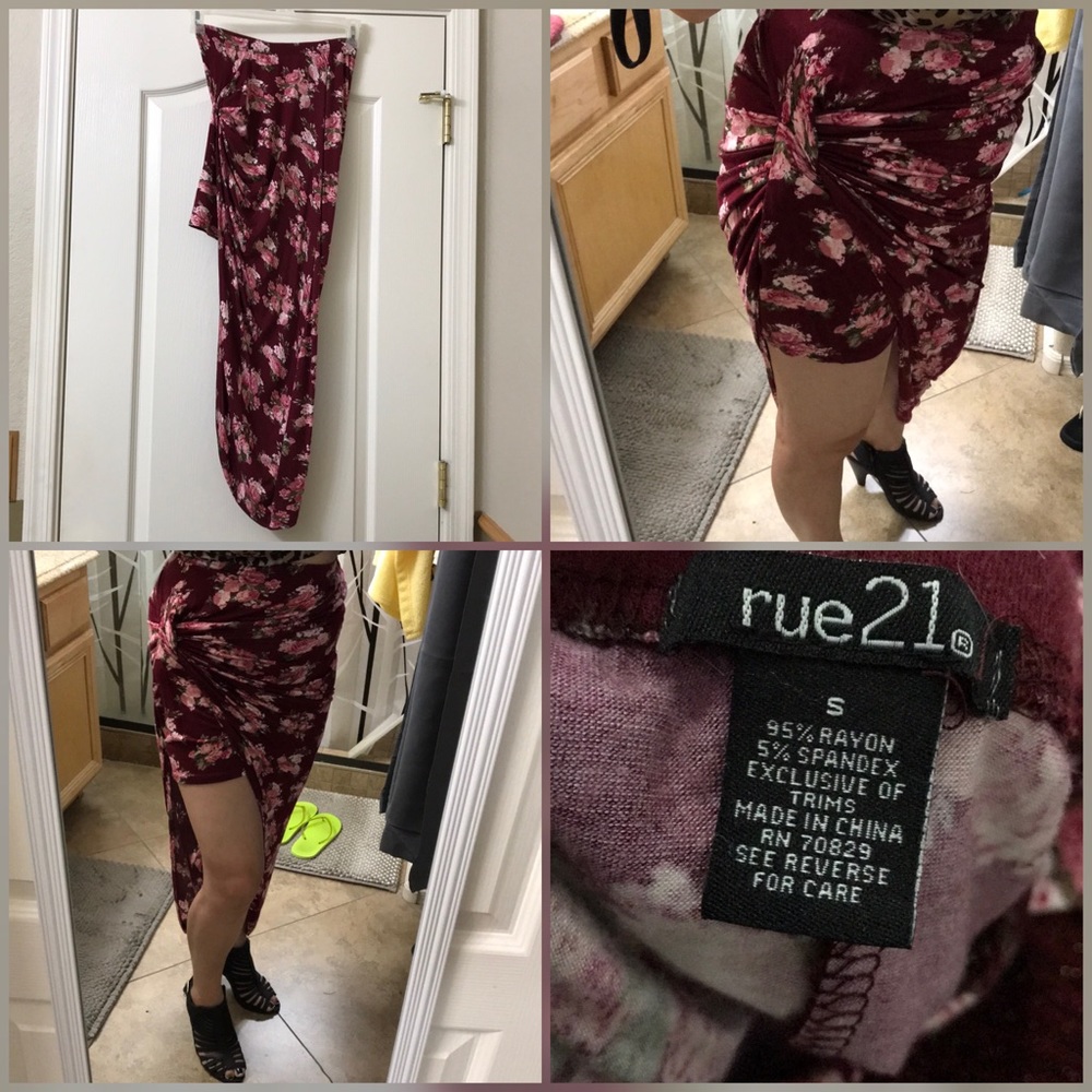 Rue21 half mani maxi skirt